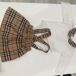 Burberry baby two piece set